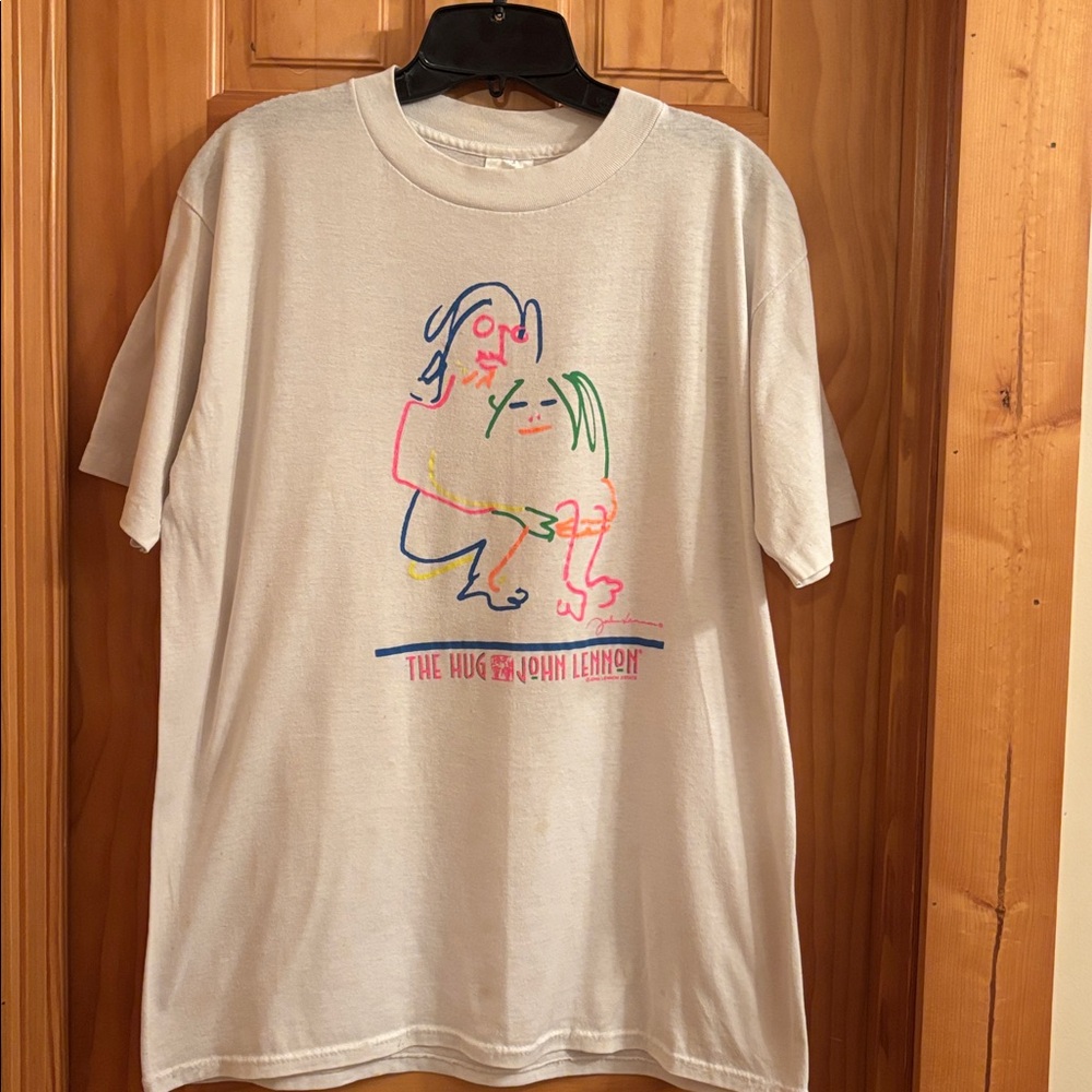 VINTAGE ORIGINAL JOHN LENNON “The Hug” Tee